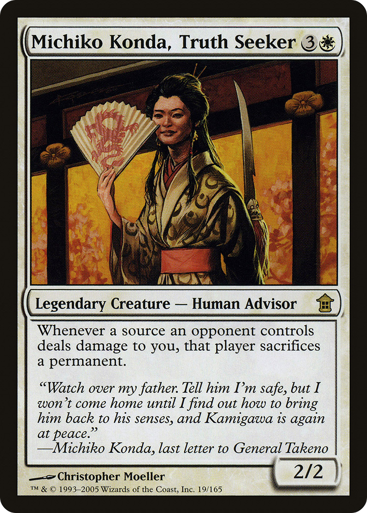 Michiko Konda, Truth Seeker (SOK-019) [Saviors of Kamigawa]