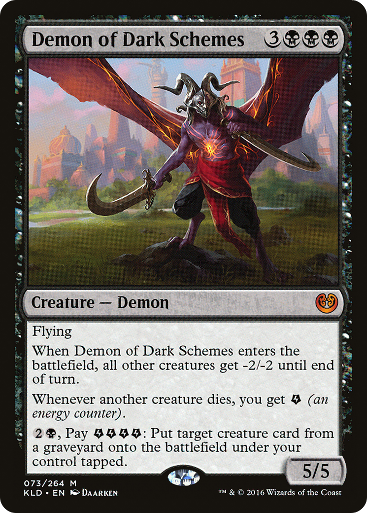 Demon of Dark Schemes (KLD-073) [Kaladesh] Foil