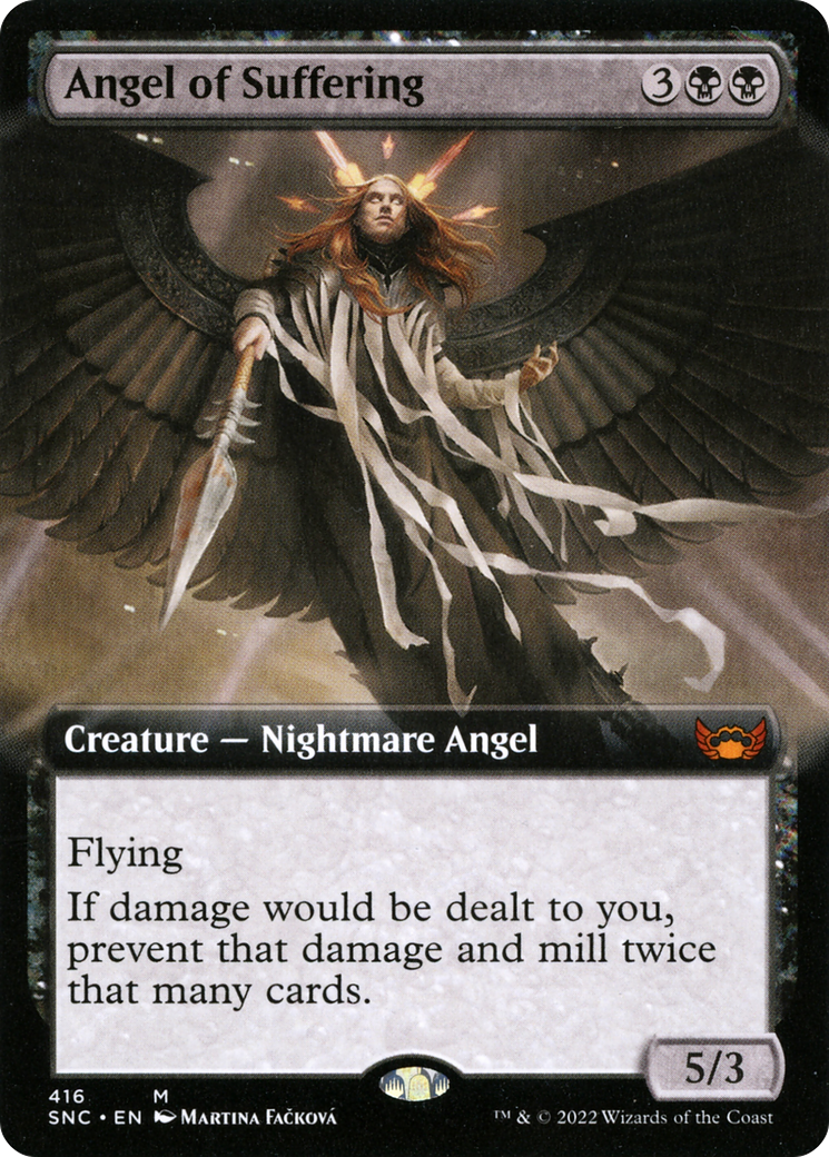 Angel of Suffering (Extended Art) (SNC-416) [Streets of New Capenna]