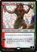 Samut, Tyrant Smasher (Stained Glass) (SLD-535) [Secret Lair Drop] Foil