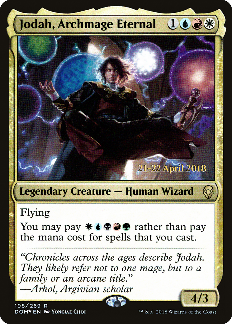 Jodah, Archmage Eternal (PRE-198S) [Dominaria Promos] Foil