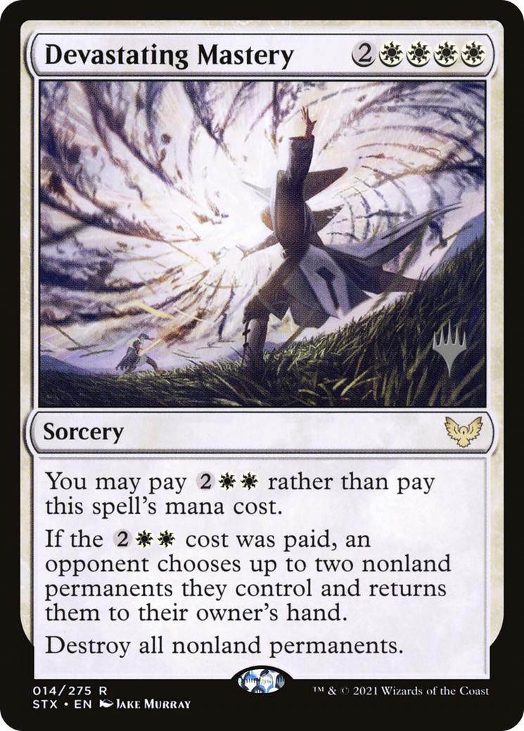 Devastating Mastery (PPSTX-14P) [Promo Pack: Strixhaven: School of Mages Promos]