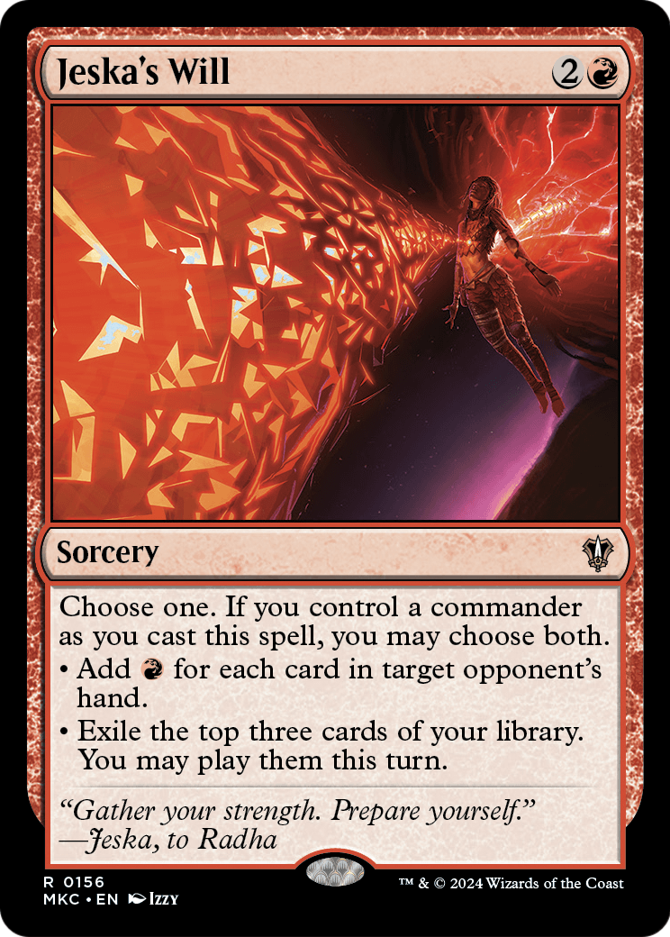 Jeska's Will (MKC-156) [Murders at Karlov Manor Commander]