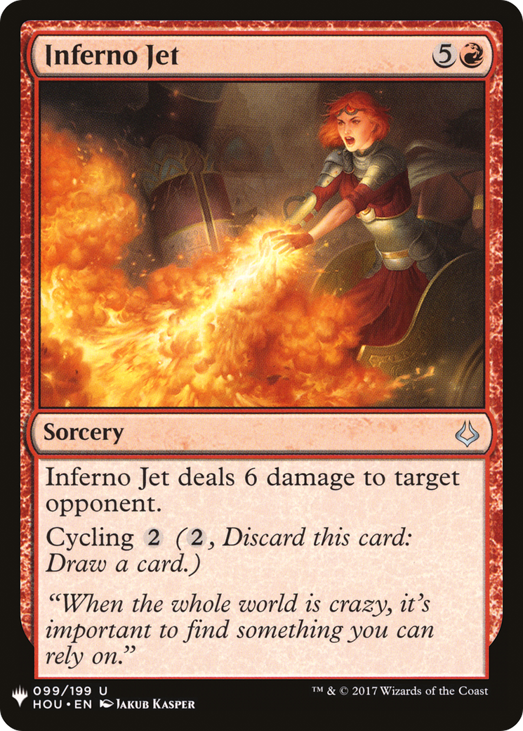 Inferno Jet (LIST-HOU-99) [The List]
