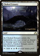 Choked Estuary (PRE-270S) [Shadows over Innistrad Promos] Foil