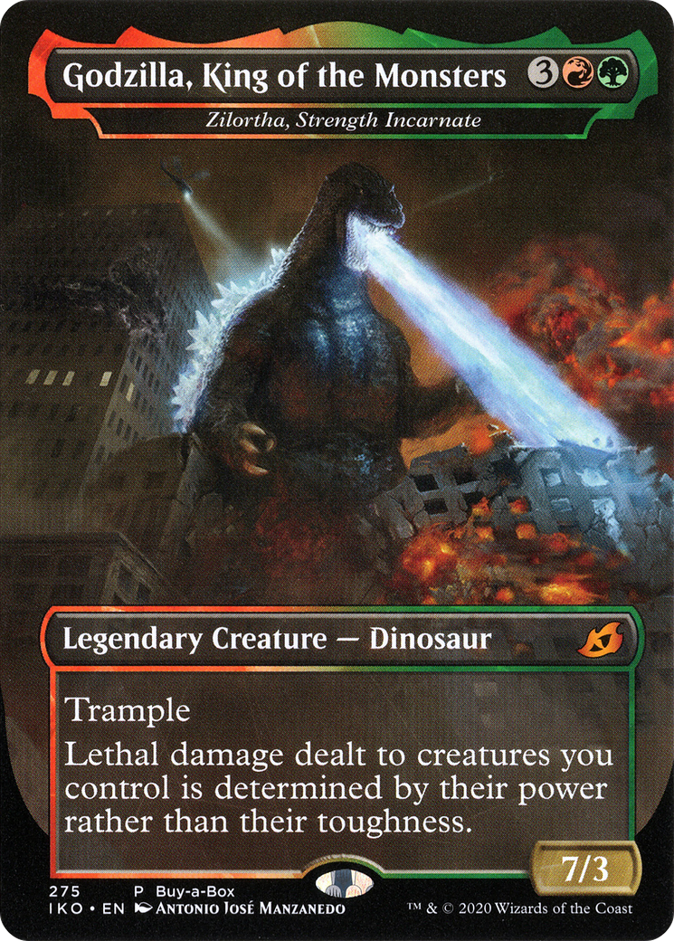 Godzilla, King of the Monsters - Zilortha, Strength Incarnate (BABP-275) (Borderless) [Ikoria: Lair of Behemoths]