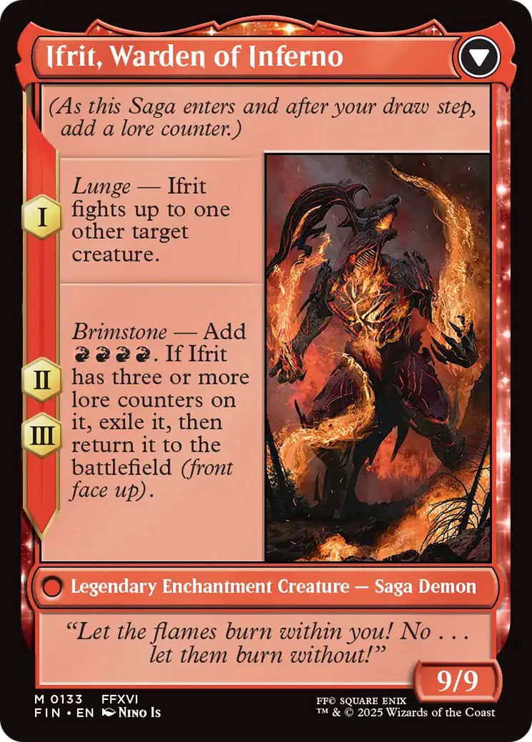 Clive, Ifrit's Dominant (FIN-133) [FINAL FANTASY] Foil