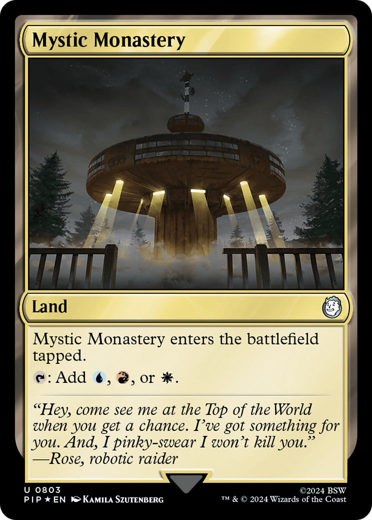Mystic Monastery (PIP-803) [Fallout] Foil