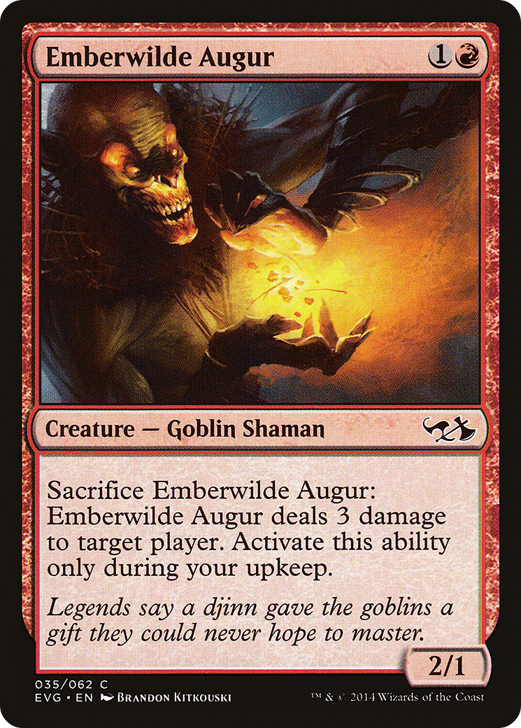 Emberwilde Augur (DD3-035) [Duel Decks Anthology: Elves vs. Goblins]