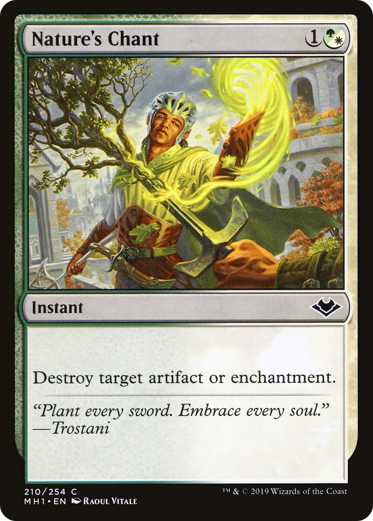 Nature's Chant (MH1-210) [Modern Horizons] Foil