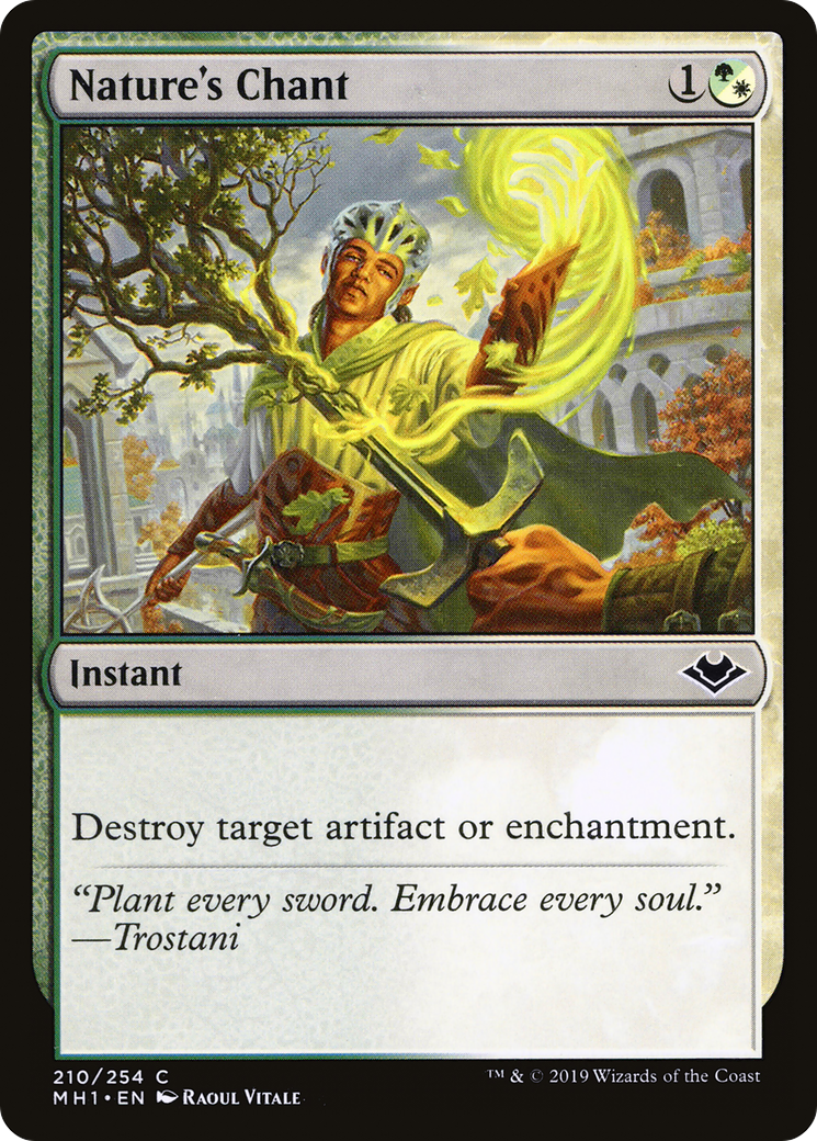 Nature's Chant (MH1-210) [Modern Horizons] Foil