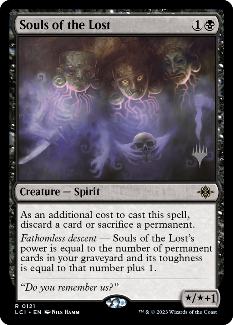 Souls of the Lost (PPLCI-121P) [The Lost Caverns of Ixalan Promos] Foil