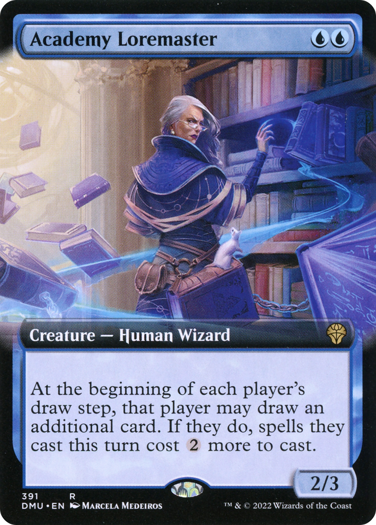 Academy Loremaster (Extended Art) (DMU-391) [Dominaria United]
