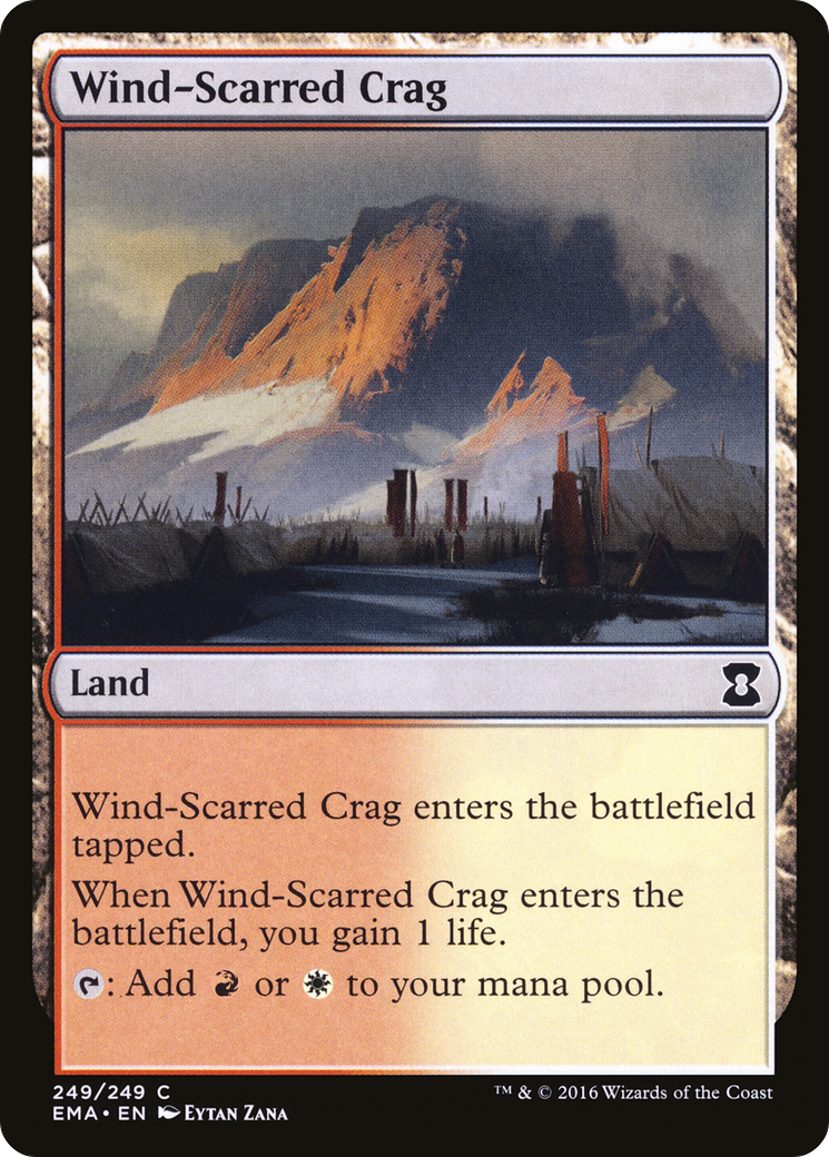 Wind-Scarred Crag (EMA-249) [Eternal Masters] Foil