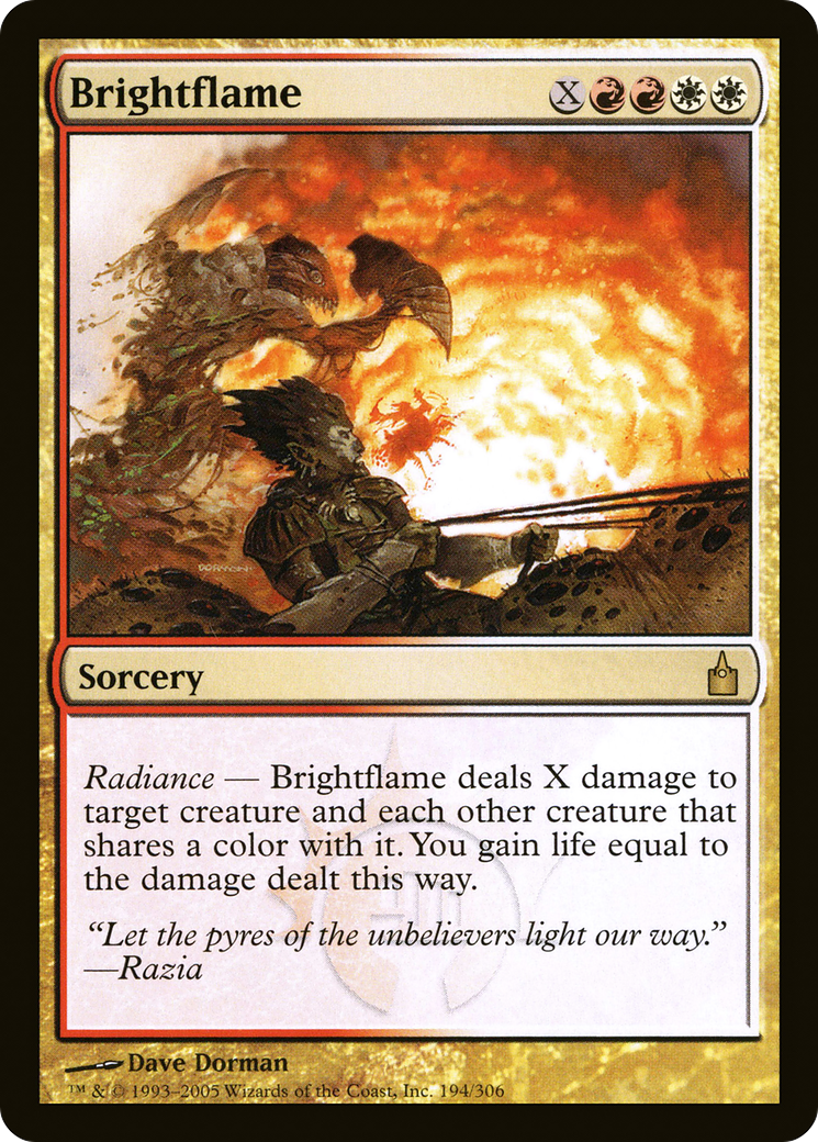 Brightflame (RAV-194) [Ravnica: City of Guilds] Foil
