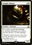 Temple Altisaur (PRE-28S) [Rivals of Ixalan Promos] Foil