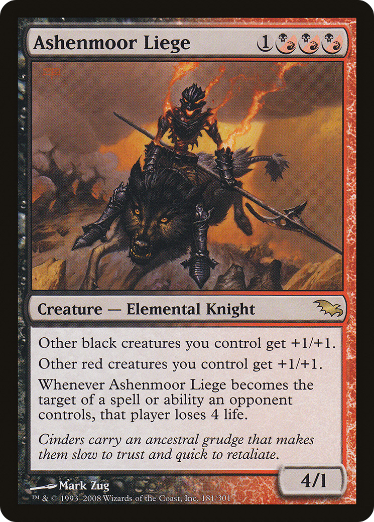 Ashenmoor Liege (SHM-181) [Shadowmoor]