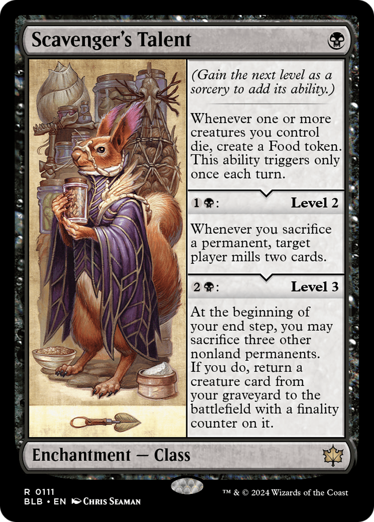 Scavenger's Talent (BLB-111) [Bloomburrow]