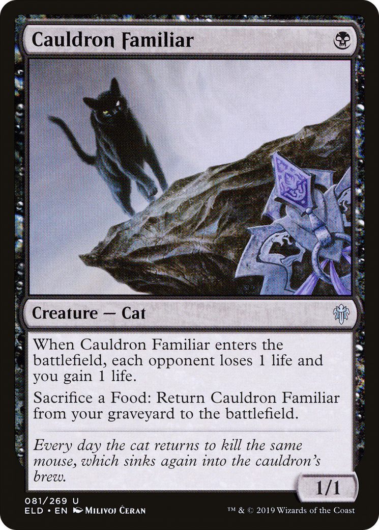 Cauldron Familiar (ELD-081) [Throne of Eldraine] Foil