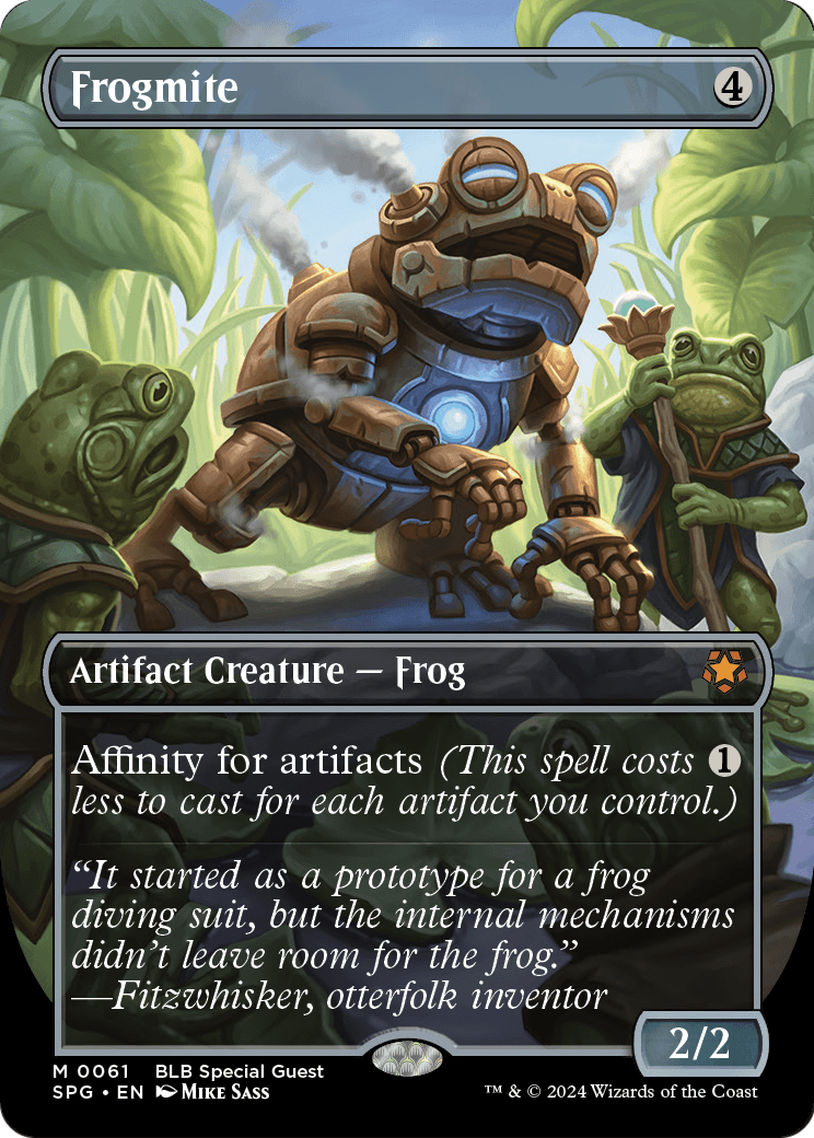 Frogmite (Borderless) (SPG-061) [Special Guests] Foil