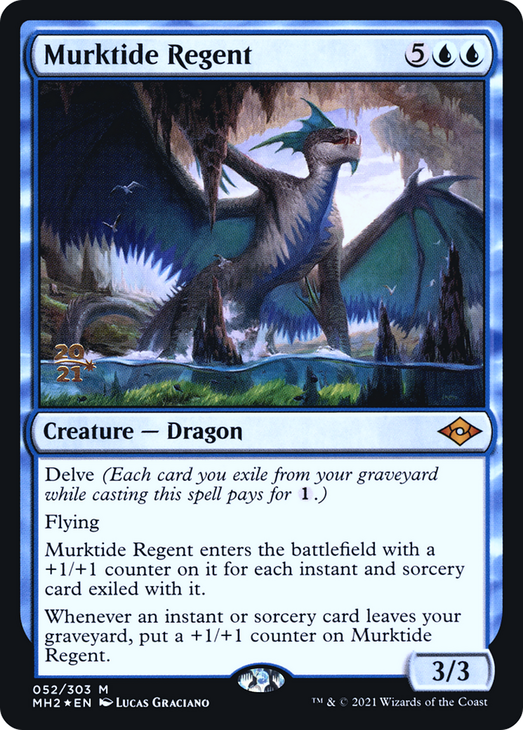 Murktide Regent (PRE-52S) [Modern Horizons 2 Promos] Foil