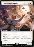 Archivist of Oghma (CLB-553) [Commander Legends: Battle for Baldur's Gate]: (Extended Art) Foil