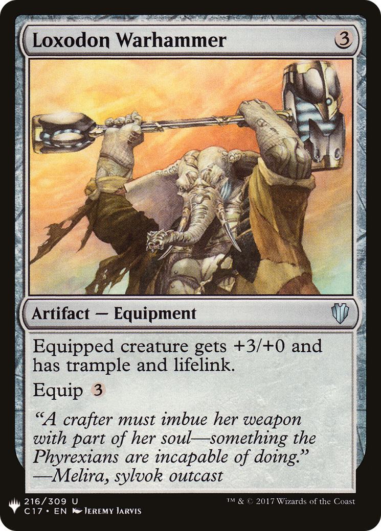 Loxodon Warhammer (LIST-C17-216) [The List]