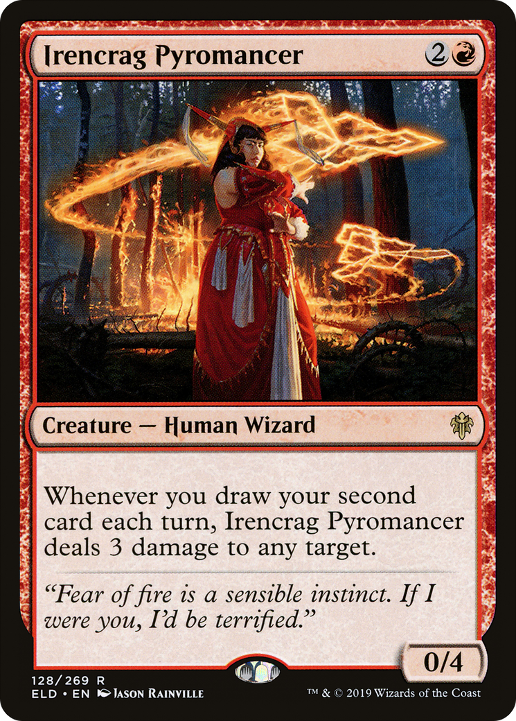 Irencrag Pyromancer (ELD-128) [Throne of Eldraine]