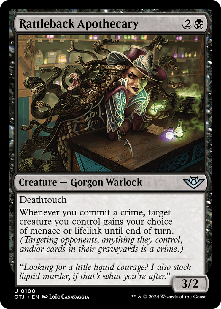 Rattleback Apothecary (OTJ-100) [Outlaws of Thunder Junction] Foil