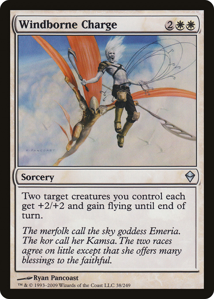 Windborne Charge (ZEN-038) [Zendikar] Foil