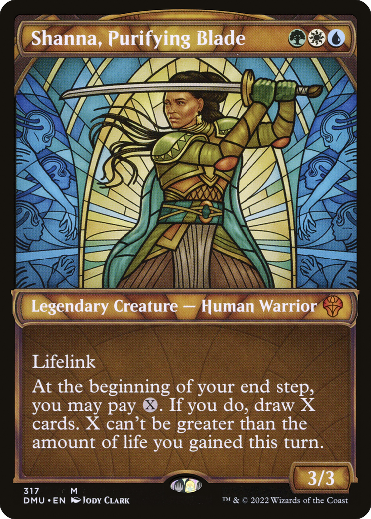 Shanna, Purifying Blade (DMU-317) [Dominaria United]: (Showcase) Foil