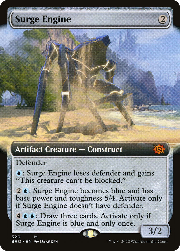 Surge Engine (Extended Art) (BRO-320) [The Brothers' War]