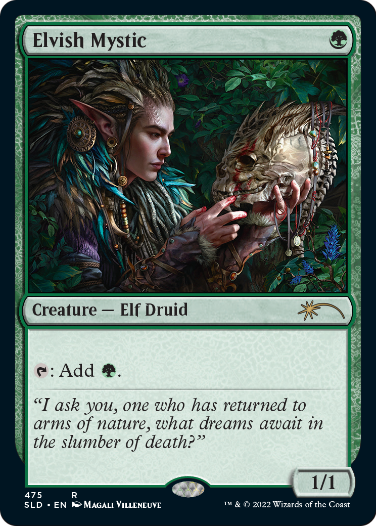 Elvish Mystic (SLD-475) [Secret Lair Drop]