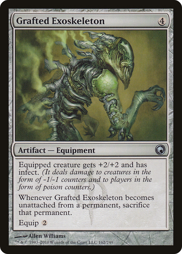 Grafted Exoskeleton (SOM-162) [Scars of Mirrodin] Foil