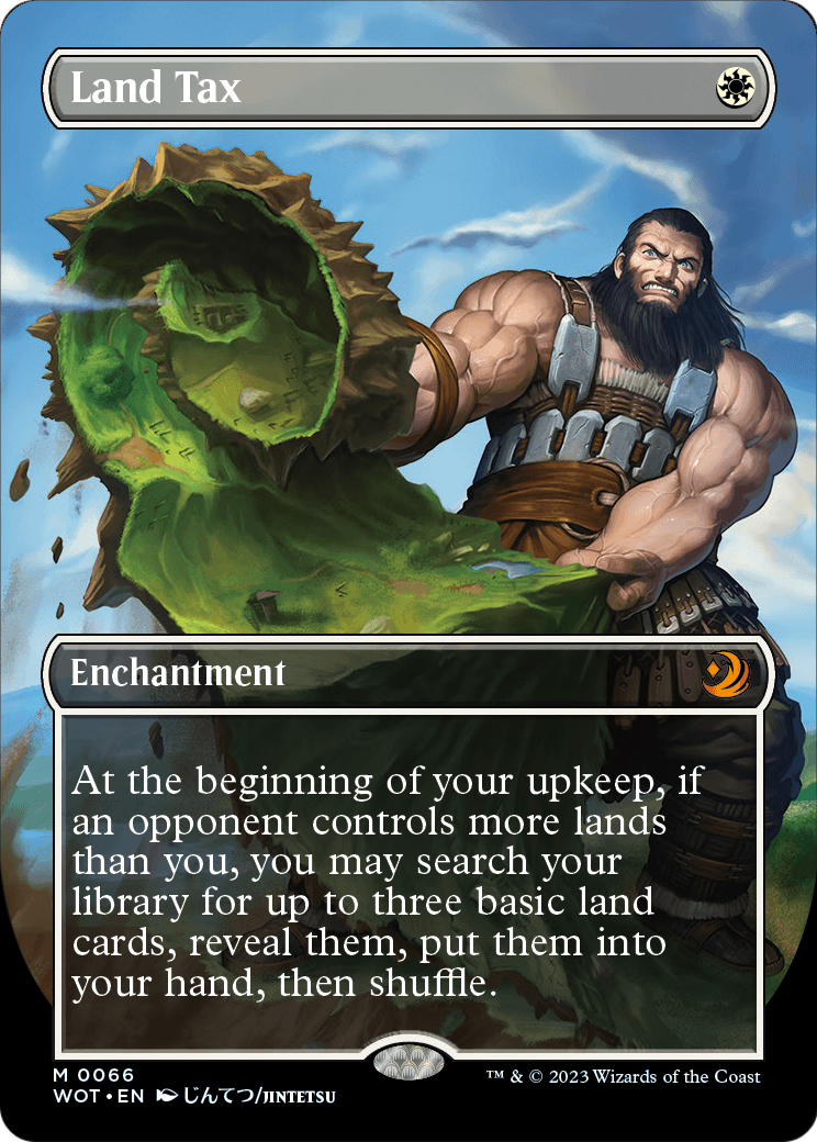 Land Tax (Anime Borderless) (WOT-066) [Wilds of Eldraine: Enchanting Tales]