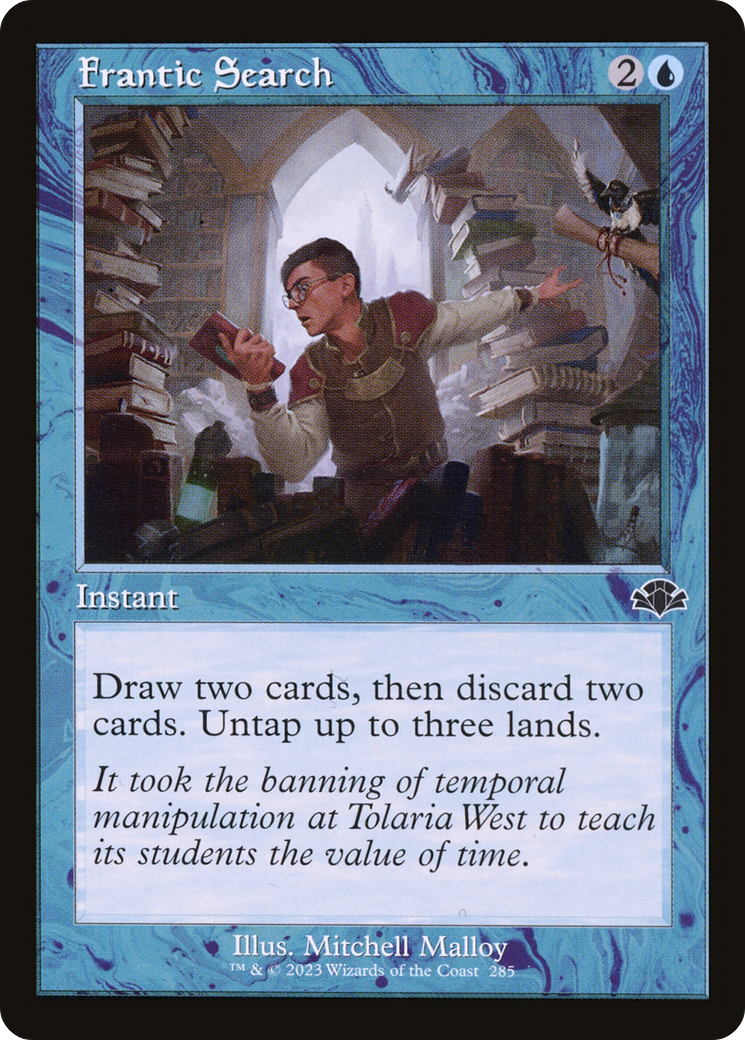 Frantic Search (DMR-285) [Dominaria Remastered] Foil