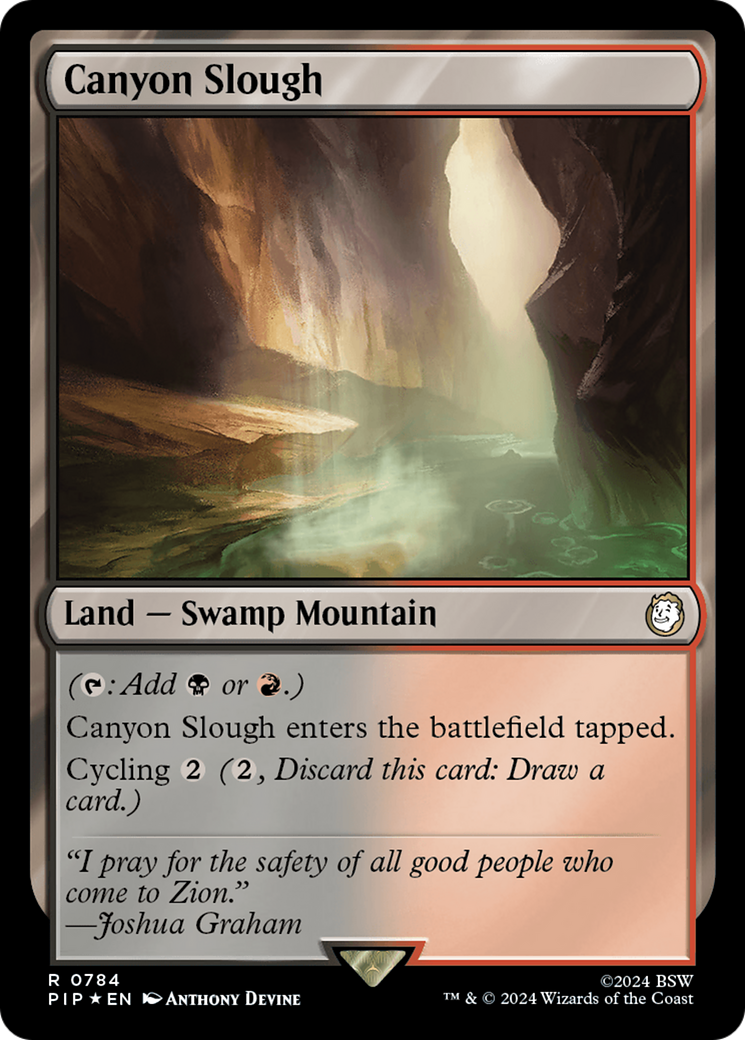 Canyon Slough (PIP-784) [Fallout] Foil