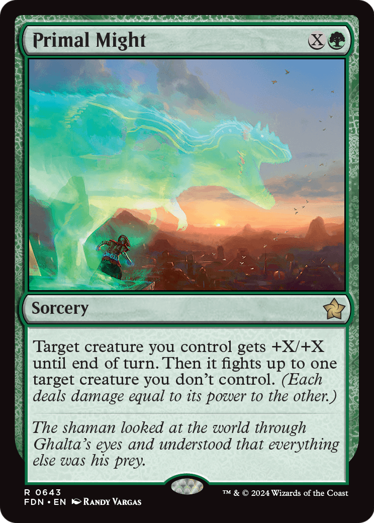 Primal Might (FDN-643) [Foundations]