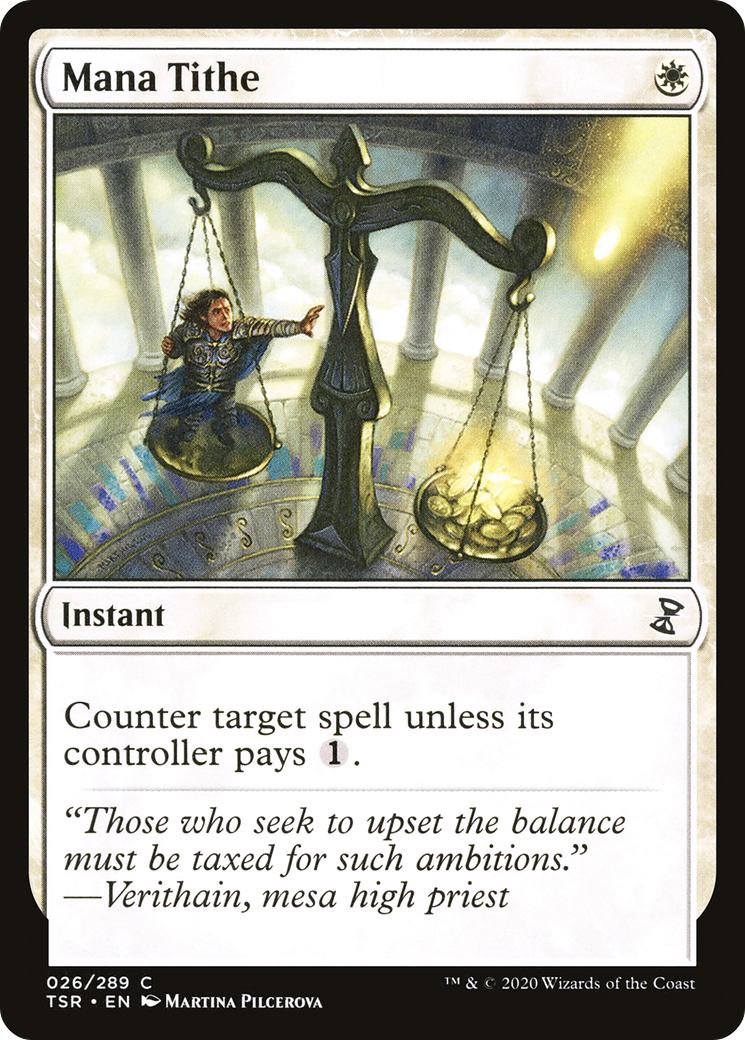 Mana Tithe (TSR-026) [Time Spiral Remastered] Foil