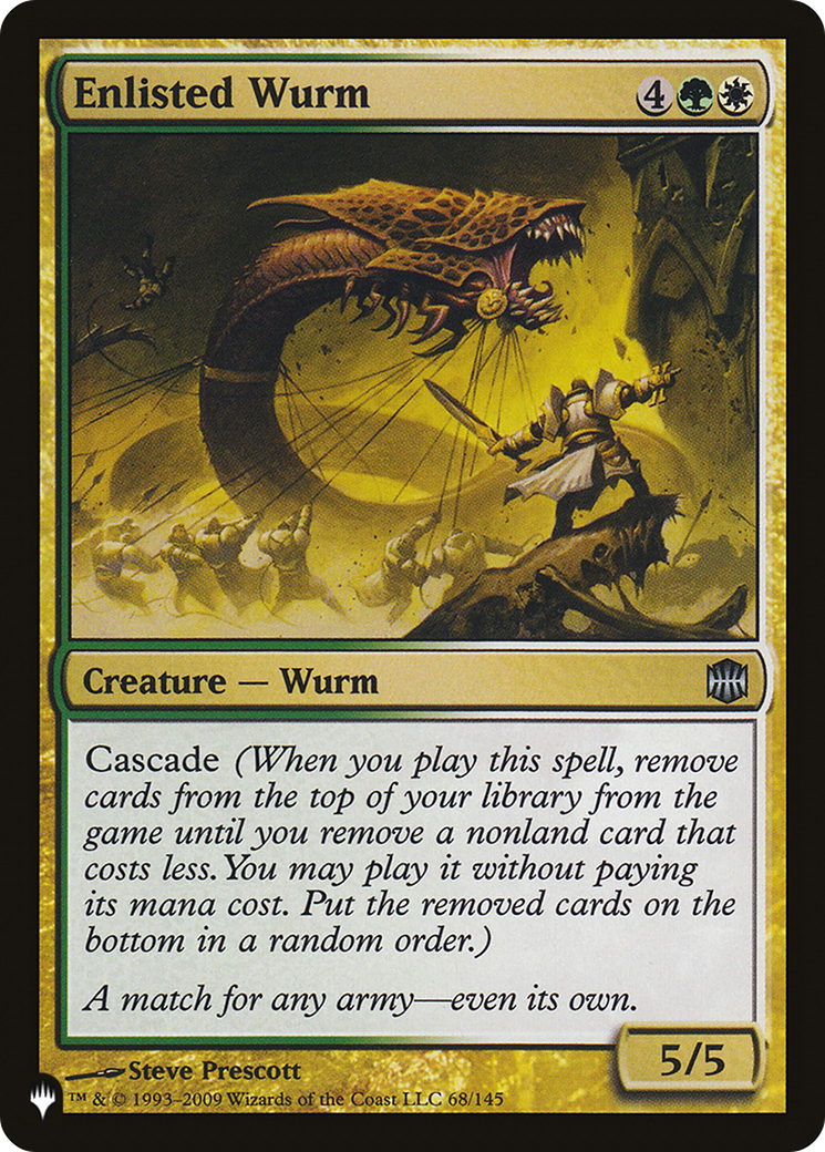 Enlisted Wurm (LIST-ARB-68) [The List]