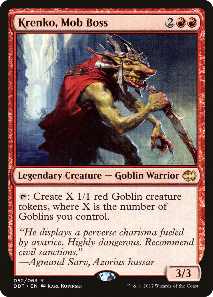 Krenko, Mob Boss (DDT-052) [Duel Decks: Merfolk vs. Goblins]