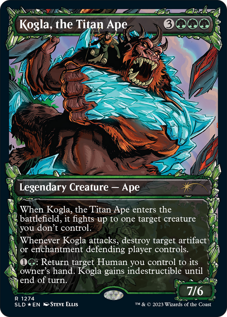 Kogla, the Titan Ape (SLD-1274) [Secret Lair Drop]: (Showcase) Foil