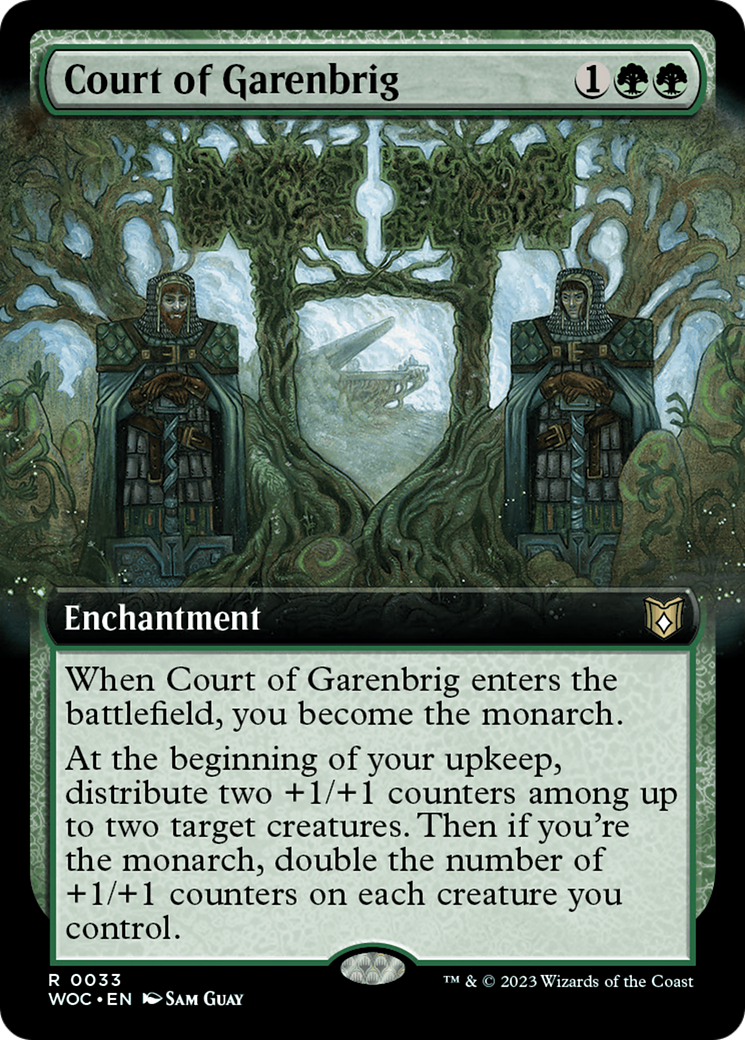 Court of Garenbrig (WOC-033) [Wilds of Eldraine Commander]: (Extended Art)