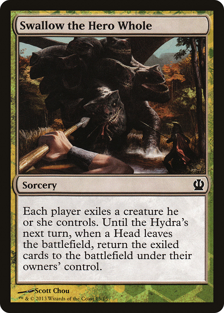 Swallow the Hero Whole (HERO-013) [Face the Hydra]