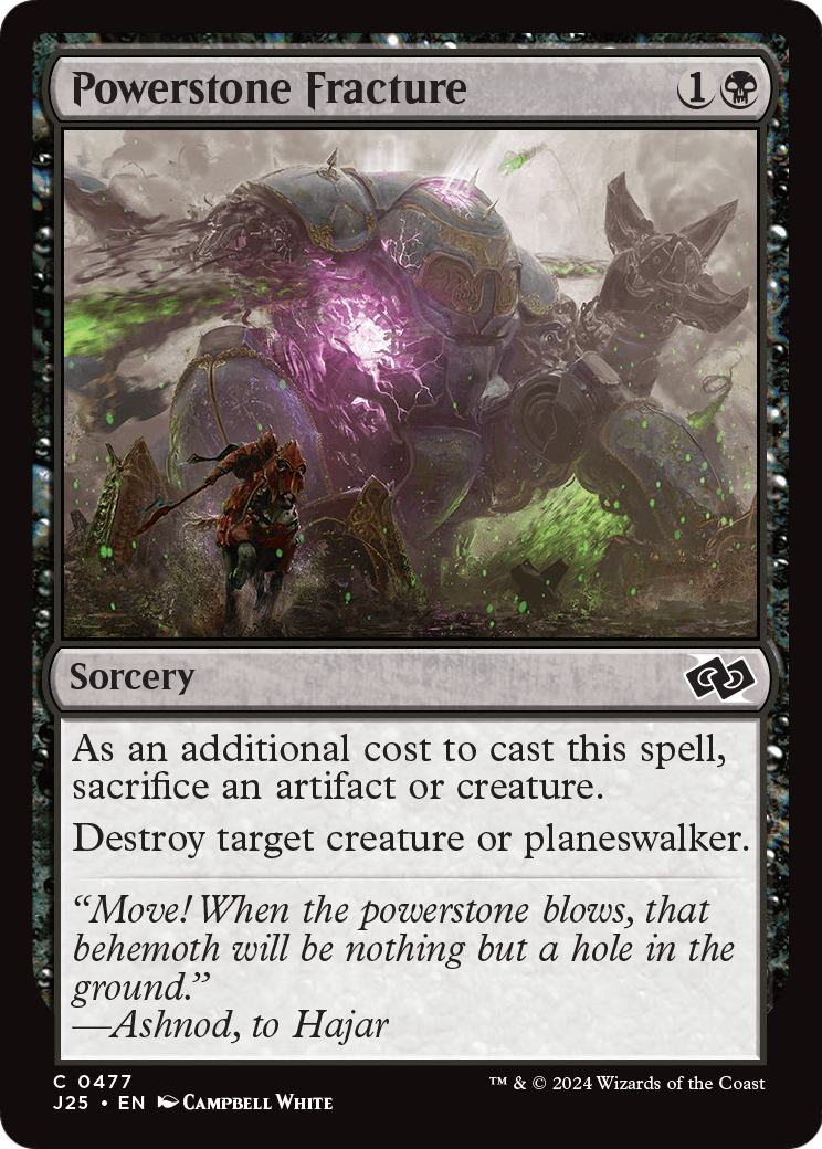 Powerstone Fracture (J25-477) [Foundations Jumpstart]