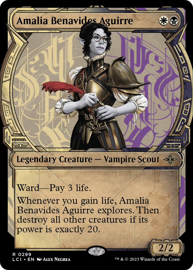 Amalia Benavides Aguirre (LCI-299) [The Lost Caverns of Ixalan]: (Showcase) Foil