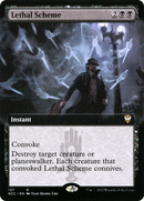 Lethal Scheme (Extended Art) (NCC-137) [New Capenna Commander]