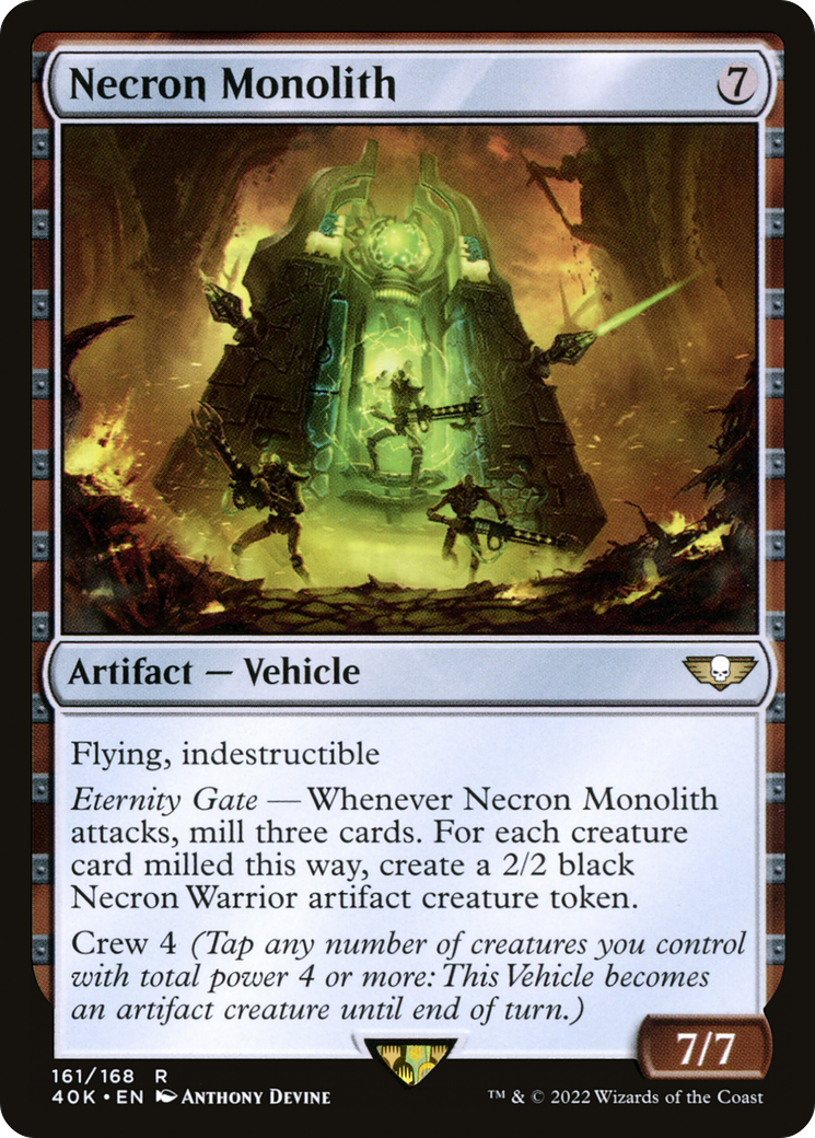 Necron Monolith (40K-161) [Warhammer 40,000 Commander]