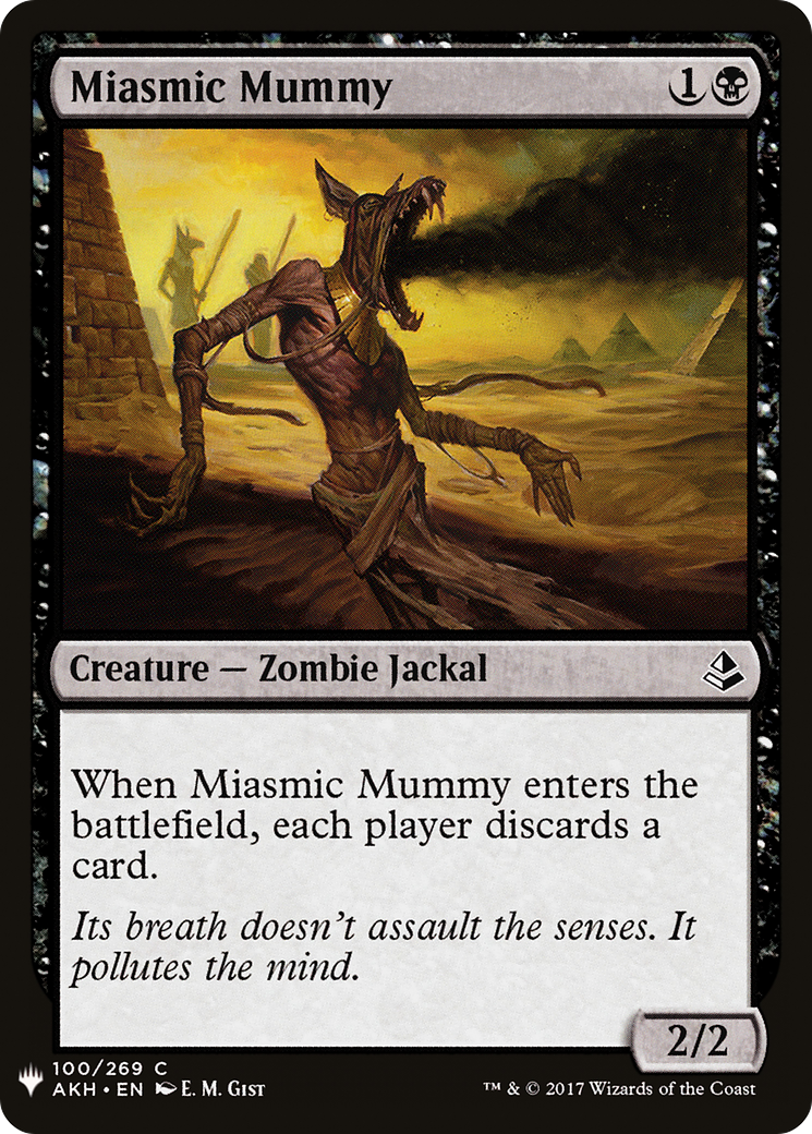 Miasmic Mummy (LIST-AKH-100) [The List]