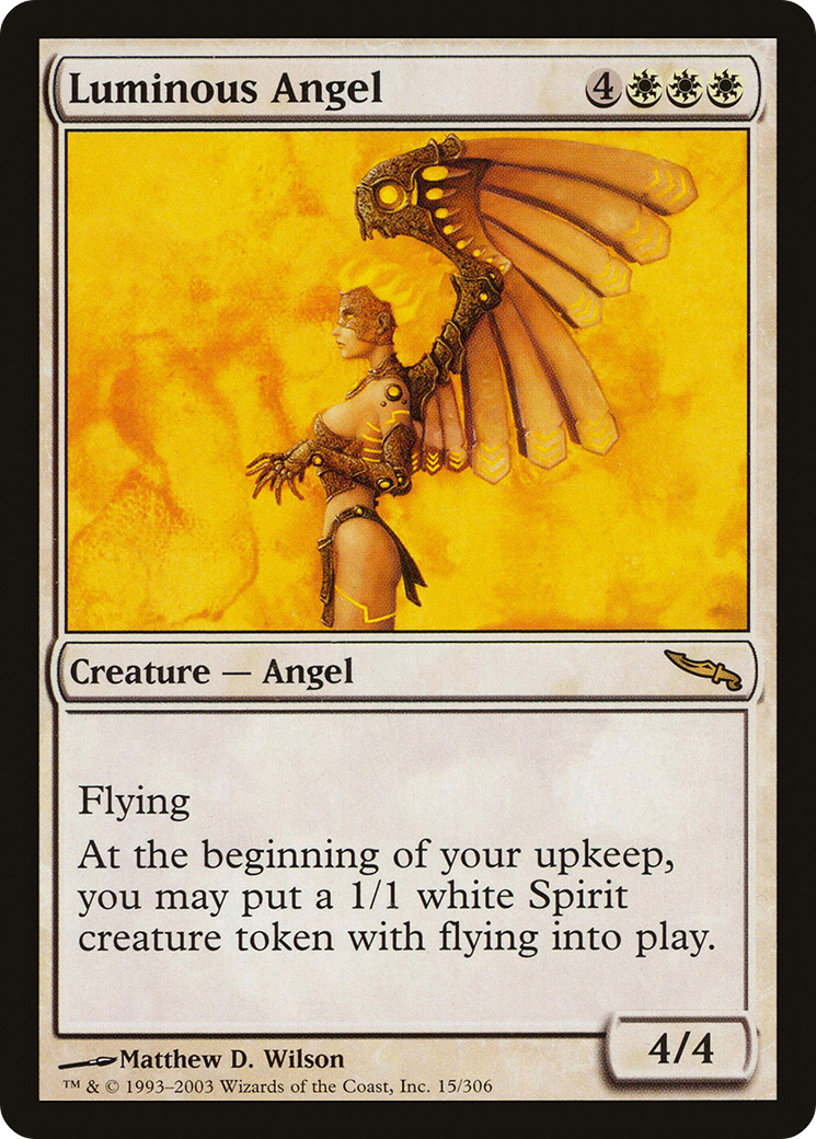 Luminous Angel (MRD-015) [Mirrodin]